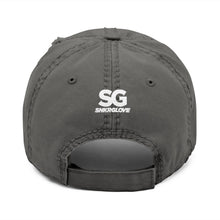 Load image into Gallery viewer, SG Distressed Dad Hat with Embroidery - Casual Cap for Everyday Style
